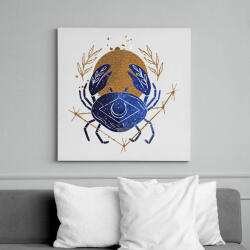 printfashion Rák - Vászonkép - Fehér (6640595)