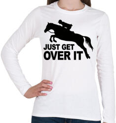 printfashion Get over it! - Női hosszú ujjú póló - Fehér (2944282)