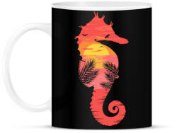 printfashion Nyári naplemente - Bögre - Fekete (1557029)