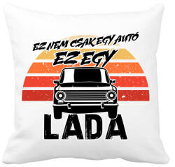 printfashion Ez nem csak egy autó ez egy LADA - Párnahuzat, Díszpárnahuzat - Fehér (16464647)