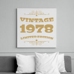 printfashion 1978 - Vászonkép - Fehér (6634217)