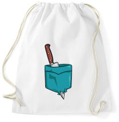 printfashion ZSEB-Kés - Sportzsák, Tornazsák - Fehér (278071)