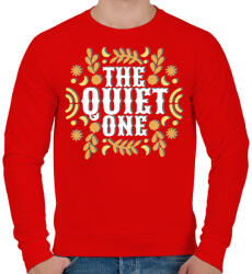 printfashion Csendes - Férfi pulóver - Piros (5651162)