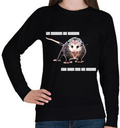 printfashion My anxiety is chronic. . . - Női pulóver - Fekete (14459416)