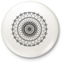 printfashion Kifesthető mandala minta3. - Kitűző, hűtőmágnes - Fehér (4082524)