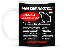 printfashion Magyar Nagydij 2023 - Bögre - Fekete (13214184)