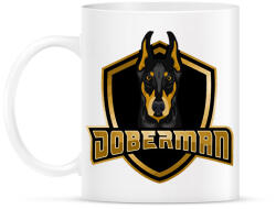 printfashion Doberman - Bögre - Fehér (1921916)