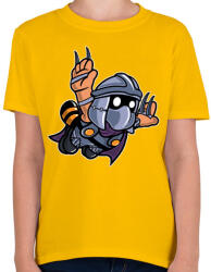 printfashion Zúzó - Gyerek póló - Sárga (97617)