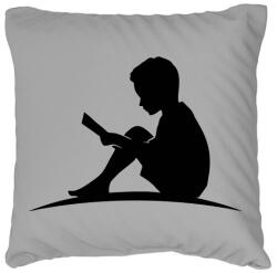 printfashion reading - Párnahuzat, Díszpárnahuzat - Szürke (10981750)