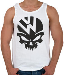 printfashion Volkswagen Skull - Férfi atléta - Fehér (406194)