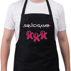 printfashion Squid game trio fehér - Kötény - Fekete (5727419)