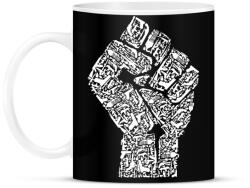 printfashion A forradalom keze - Bögre - Fekete (792039)