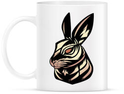 printfashion Nyúl tetoválás - Bögre - Fehér (13826460)