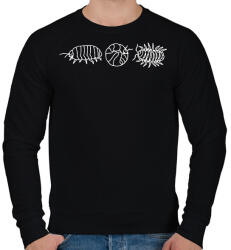 printfashion Guruló bogár - Férfi pulóver - Fekete (15938417)