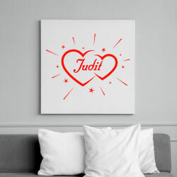 printfashion Judit - Vászonkép - Fehér (11955466)