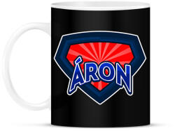 printfashion ÁRON - Bögre - Fekete (9967237)