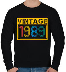 printfashion 1989 - Férfi pulóver - Fekete (13132846)