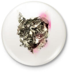 printfashion Gyűlölt gépezet - Kitűző, hűtőmágnes - Fehér (3074123)