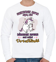 printfashion Varázslatos anyuka - Férfi pulóver - Fehér (13762812)