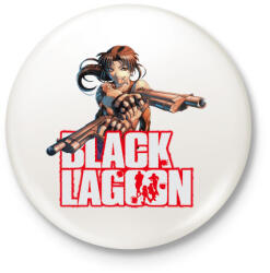 printfashion Black Lagoon - Kitűző, hűtőmágnes - Fehér (3089996)