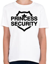 printfashion Princess security - Gyerek póló - Fehér (13950852)