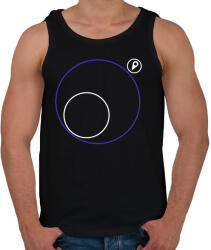 printfashion PUBG körön kívül - Férfi atléta - Fekete (825817)