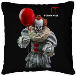 printfashion pennywise - Párnahuzat, Díszpárnahuzat - Fekete (7608153)