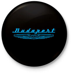 printfashion budapest-ikarus-cyan - Kitűző, hűtőmágnes - Fekete (3093825)