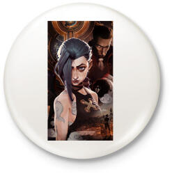 printfashion Arcane League of Legends - Kitűző, hűtőmágnes - Fehér (12744301)