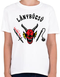 printfashion Hellfire Club lanybucsu - Gyerek póló - Fehér (8147947)