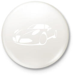 printfashion Alfa Romeo 8c 03 - Kitűző, hűtőmágnes - Fehér (11334564)