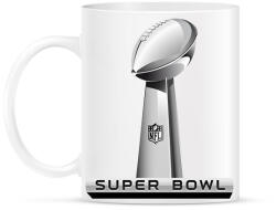 printfashion Super Bowl logo - Bögre - Fehér (2171916)
