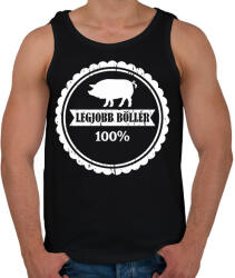 printfashion Böllérek gyöngye - Férfi atléta - Fekete (2149220)