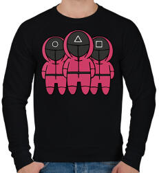 printfashion Squid Game - Nyerd meg az életed - Férfi pulóver - Fekete (5762876)