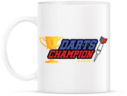 printfashion Darts bajnok - Bögre - Fehér (1054706)