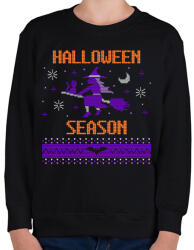 printfashion Halloween Season - Gyerek pulóver - Fekete (9526984)