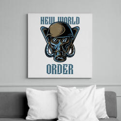 printfashion ÚJ VILÁGREND - Vászonkép - Fehér (11592728)