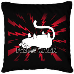 printfashion FSZOM KIVAN - Párnahuzat, Díszpárnahuzat - Fekete (10444873)