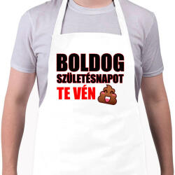 printfashion Boldog születésnapot te. . - Kötény - Fehér (5381642)