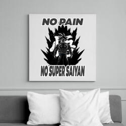 printfashion no pain2 - Vászonkép - Fehér (12285593)