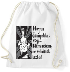 printfashion nagyon szimpatikus vagy. . . b - Sportzsák, Tornazsák - Fehér (15567458)