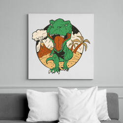 printfashion Dínó - Vászonkép - Fehér (11734956)