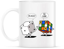 printfashion No, Rubik - Bögre - Fehér (15633347)
