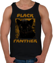 printfashion BLACK PANTHER - Férfi atléta - Fekete (7581732)