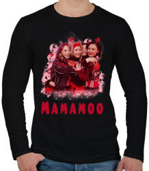 printfashion Mamamoo - Férfi hosszú ujjú póló - Fekete (6071561)
