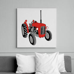 printfashion Traktor - Vászonkép - Fehér (13118390)