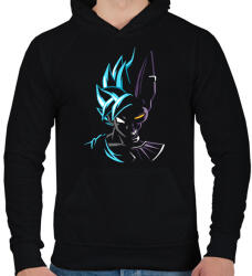 printfashion Goku face Bills - Férfi kapucnis pulóver - Fekete (7109650)