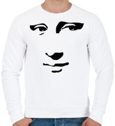 printfashion Mona Lisa - Férfi pulóver - Fehér (1914513)