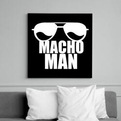 printfashion Macho Man 2 - Vászonkép - Fekete (6651973)