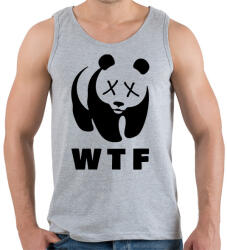 printfashion WTF - Férfi atléta - Sport szürke (889211)